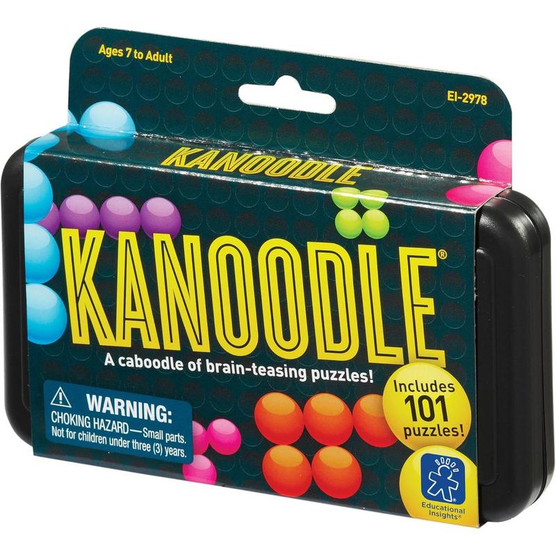 Educational Insights Kanoodle 3D Brain Teaser Puzzle for Ages 7+ Brain Games, Travel Games