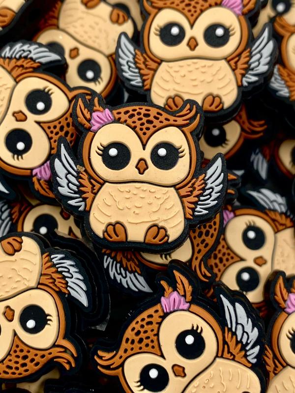 I Love Hooo You Are Silicone Focal Beads | Owl Beads | Cute Beads | Animal Beads