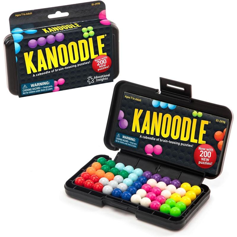 Educational Insights Kanoodle 3D Brain Teaser Puzzle for Ages 7+ Brain Games, Travel Games