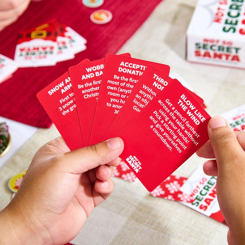 Not So Secret Santa Holiday Card Game - Fun Game for Family Reunions or Christmas Parties