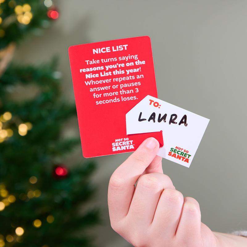 Not So Secret Santa Holiday Card Game - Fun Game for Family Reunions or Christmas Parties