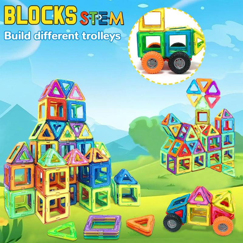 Random Color Building Blocks, 38 80 97pcs set 3D Stem Building Constructor Set, Perfect Choice for Birthday & Holiday Gifts