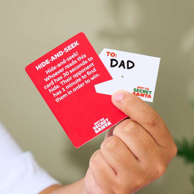 Not So Secret Santa Holiday Card Game - Fun Game for Family Reunions or Christmas Parties