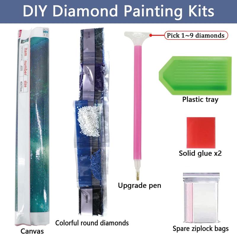 5D Diamond Painting Kits for Adults Diamond Art White Tree of Life Full Drill Crystal Rhinestone Embroidery Craft Kits Home Wall Decor Gifts, 15.7x19.7inch