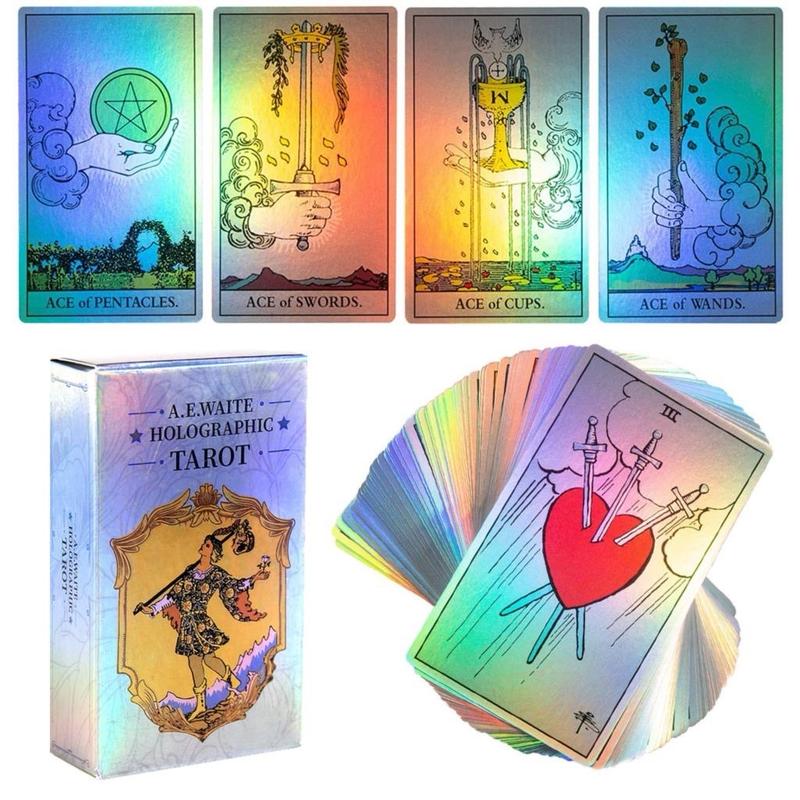 A.E. Waite Holographic Pocket Tarot Card Deck tarot card oracle card classic