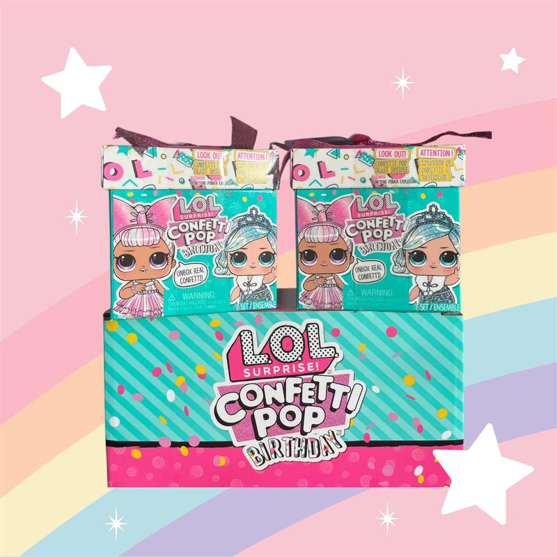 LOL Surprise Confetti Pop Birthday Doll with 8 Surprises - Great Gift for Girls