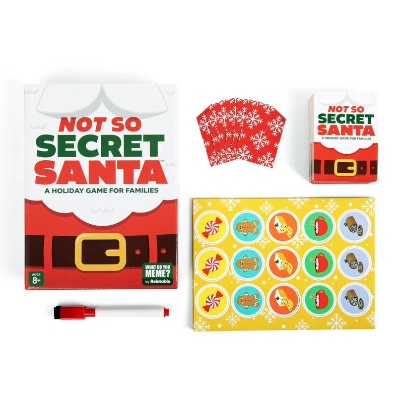 Not So Secret Santa Holiday Card Game - Fun Game for Family Reunions or Christmas Parties