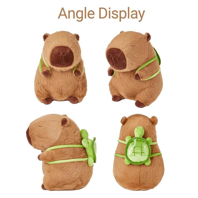 Summer Capybara Plush Toy, Cute Simulation Capybara Stuffed Toy, Soft Animals Decoration Toy for Home Sofa & Bed, Pets Plush Toys, Bedroom Decor