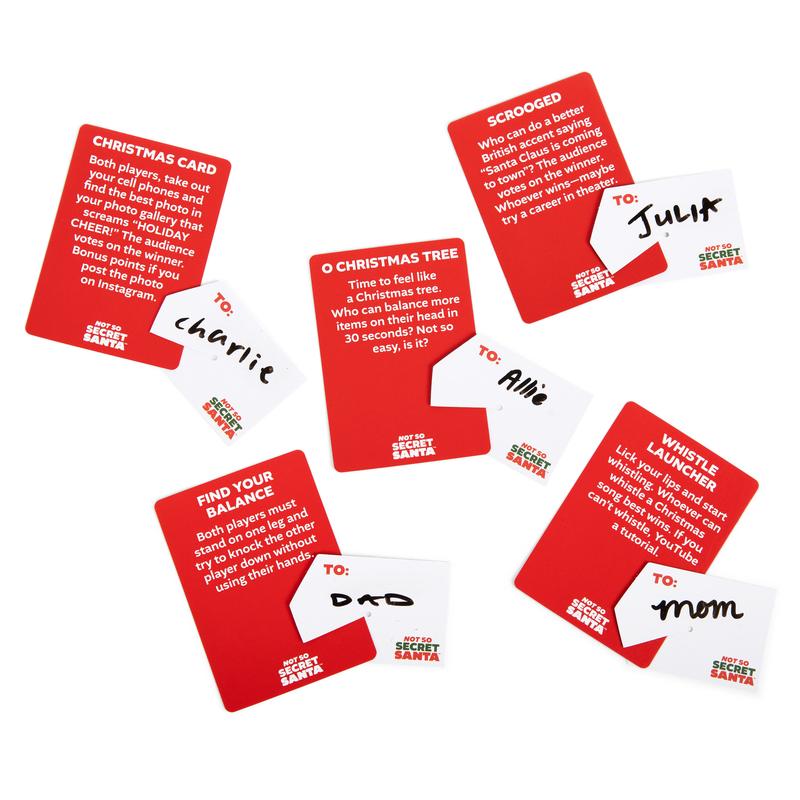 Not So Secret Santa Holiday Card Game - Fun Game for Family Reunions or Christmas Parties