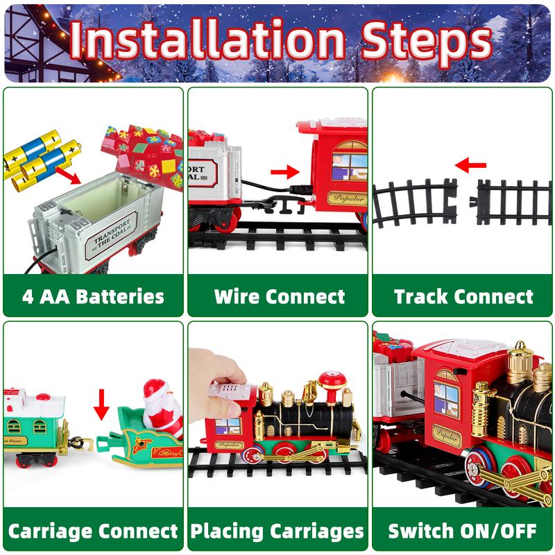 deAO Train Toy set Christmas Gift