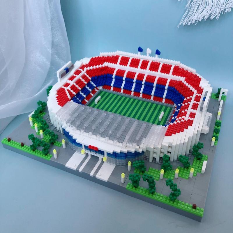 Football Stadium Building Blocks (4000pcs set), World Famous Football Stadium Building Blocks Model Toy, Stocking Fillers Gift