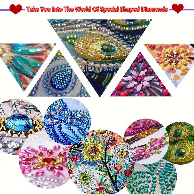 DIY Diamond Arts Colorful Painting Kit, Cat Pattern Diamond Arts Colorful Painting without Frame, Handmade Art Crafts for Home Decor