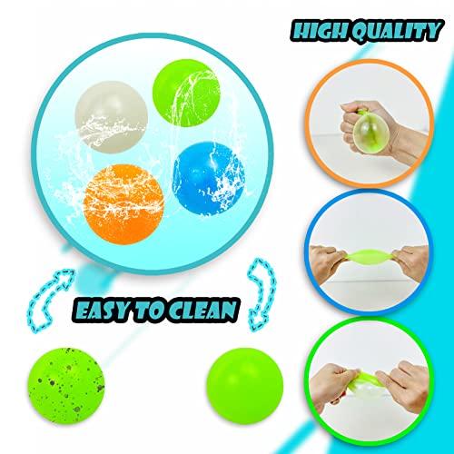 Glow in The Dark Sticky Balls,Stress Balls for Kids and Adults, Ceiling Balls,Dream Balls,Fidget Toys,Sensory Toys,Autism& ADHD Toys,Easter Basket Stuffers,Gifts for Adults and Kids(8Pcs)