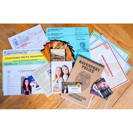 Pressman Toys Unsolved Case Files: Avery & Zoey Gardner - Crime Solving Party Game for Ages 14+