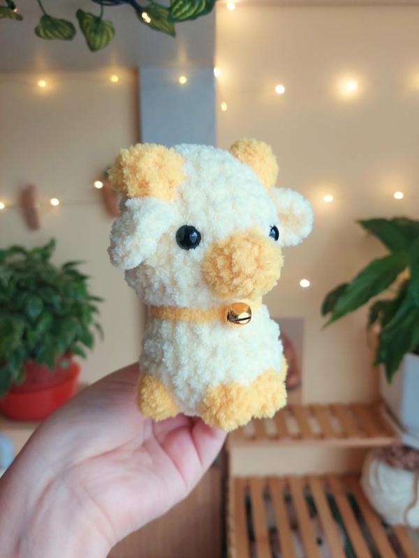 Little Cow Crochet , Cute Mini Cow Crochet Plush, Moochi Tiny Cow, Baby Cow Amigurumi Toy, Desk Buddy, Highland Cow