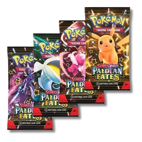 (No Box & Seal) 10 Packs of REPLICA Shining Fates Pokémon TCG Cards - 9 Normal + 1 Special Card per Pack