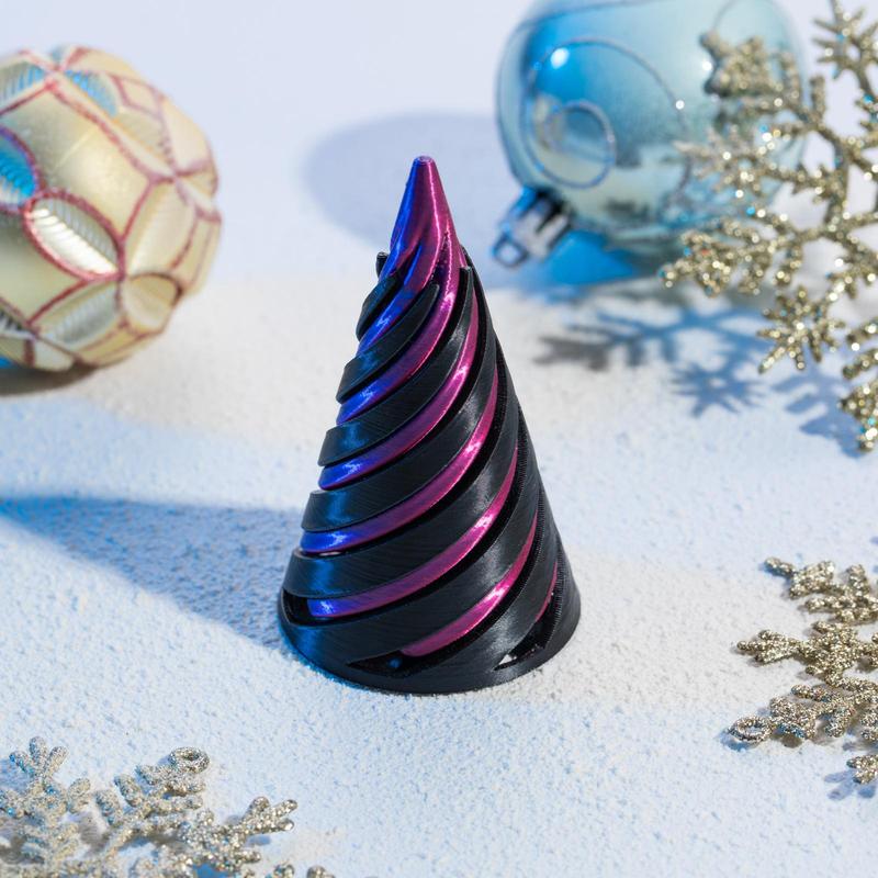 3D Printed Spiral Cone Design Toy, 1 Count Creative Puzzle Toy, Desktop Ornament for Home Office, Home Decoration, Gift for Friend