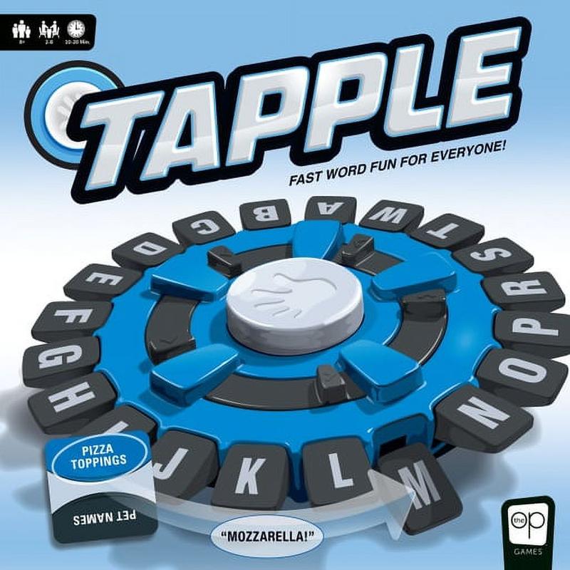 Tapple Word Game by USAopoly, Fast-Paced Family Board Game, 2 - 8 Players Ages 8 and up