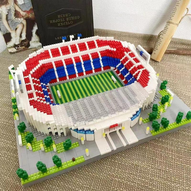 Football Stadium Building Blocks (4000pcs set), World Famous Football Stadium Building Blocks Model Toy, Stocking Fillers Gift