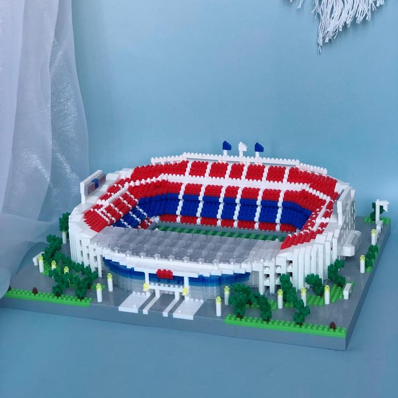 Football Stadium Building Blocks (4000pcs set), World Famous Football Stadium Building Blocks Model Toy, Stocking Fillers Gift