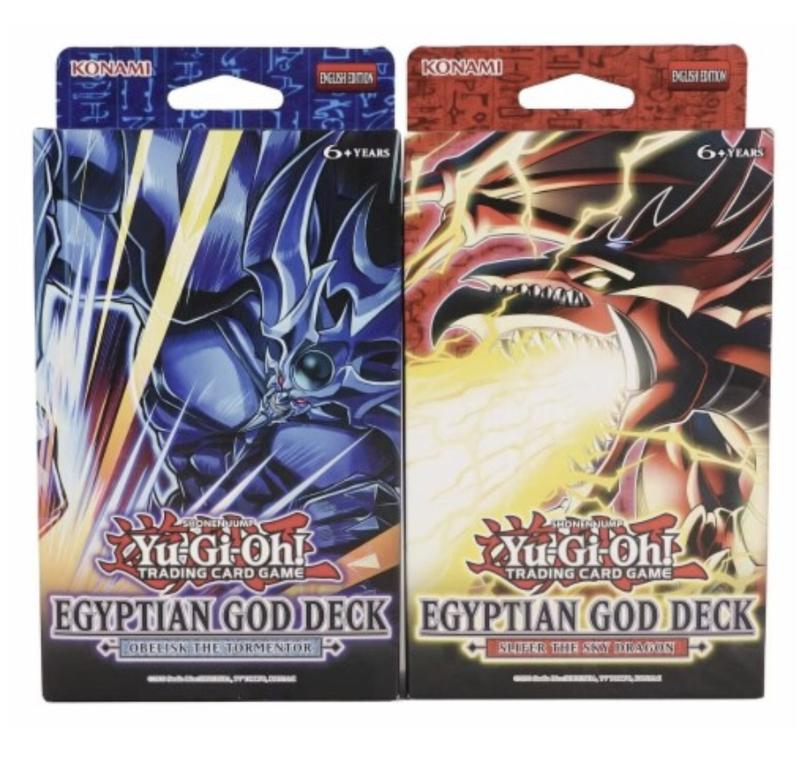 Yu-Gi-Oh! TCG: Egyptian God Decks: Slifer The Sky Dragon AND Obelisk The Tormentor - English Version