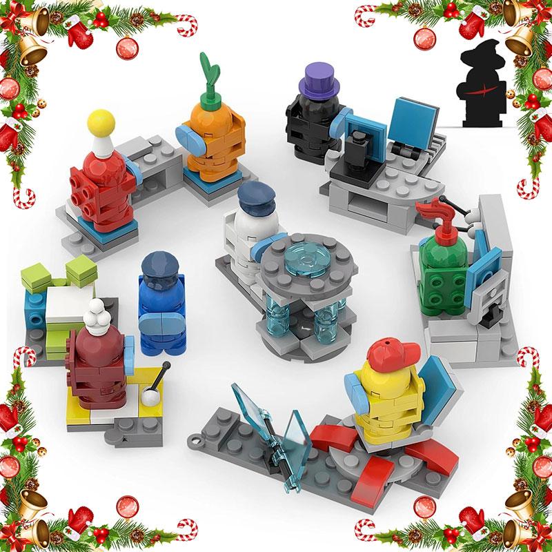 247PCS building blocks, play in our little scene, building blocks for children's toys, birthday gifts for boys and girls Christmas, Halloween