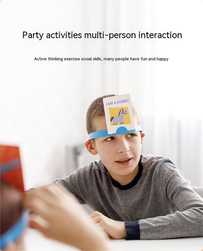 Hedbanz Picture Guessing Board Game   Family Game  for Families Friends gathering game party game Night  Card Games