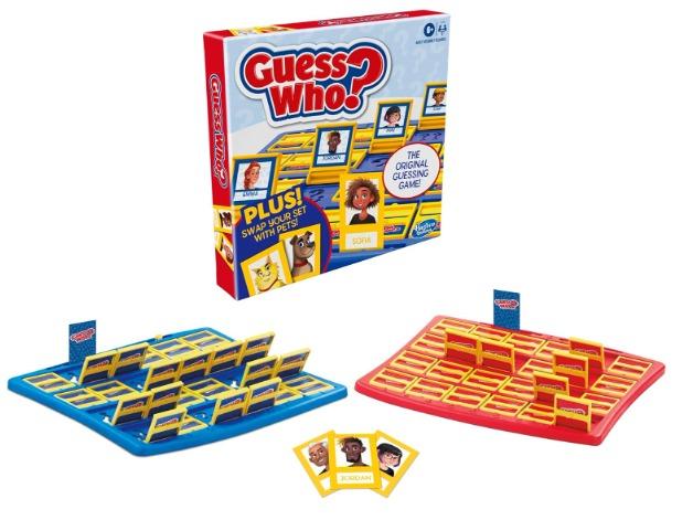 Hasbro Gaming Guess Who? Board Game, with People and Pets Cards, The Original Guessing Game for Kids, Ages 6 and Up ( Exclusive)