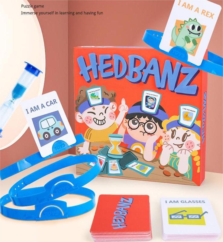 Hedbanz Picture Guessing Board Game   Family Game  for Families Friends gathering game party game Night  Card Games