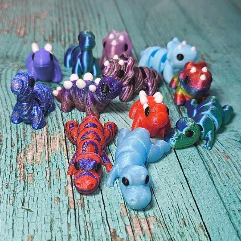 Baby Buddies - 3d printed Miniature articulated creature Prints and Packs print articulating