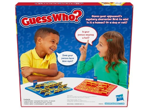 Hasbro Gaming Guess Who? Board Game, with People and Pets Cards, The Original Guessing Game for Kids, Ages 6 and Up ( Exclusive)