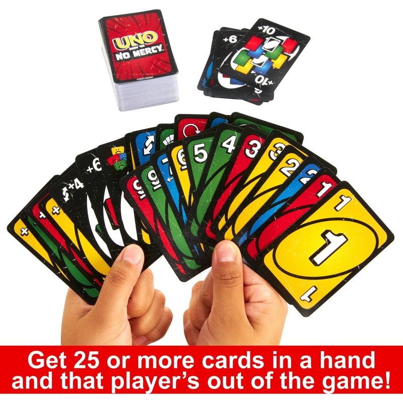 UNO Show ‘em No Mercy Card Game for Kids, Adults & Family Night, Parties and Travel