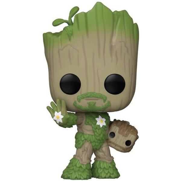 FUNKO POP! Marvel: We Are Groot - Iron Man  [Collectible Figurine Statue Bust] Vinyl figurine statue