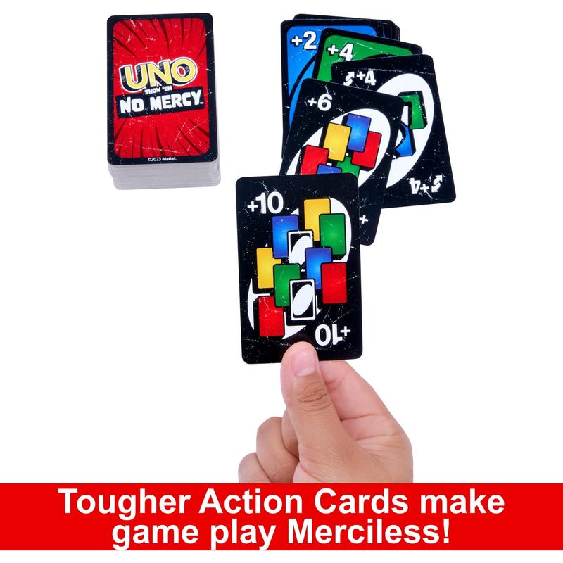 UNO Show ‘em No Mercy Card Game for Kids, Adults & Family Night, Parties and Travel