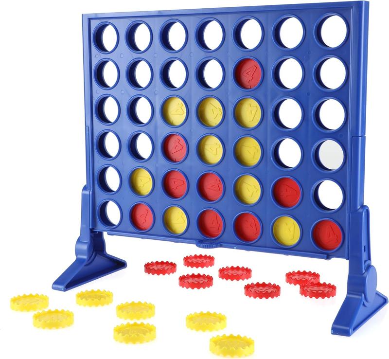 Hasbro Gaming Connect 4 Classic Grid,4 in a Row Game,Strategy Board Games for Kids,2 Player for Family and Kids, Ages 6 and Up