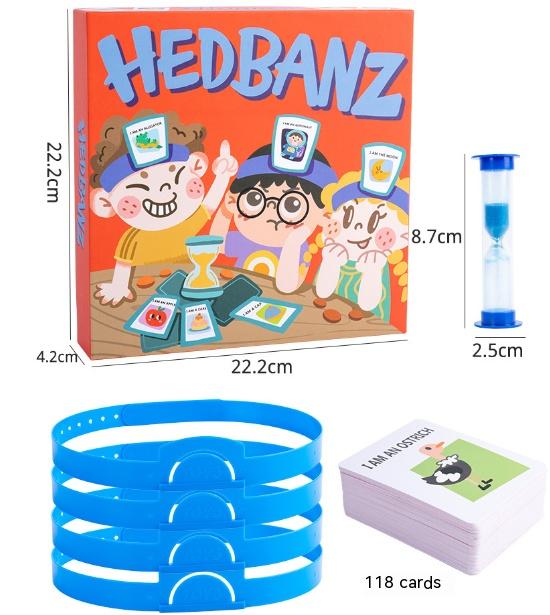 Hedbanz Picture Guessing Board Game   Family Game  for Families Friends gathering game party game Night  Card Games