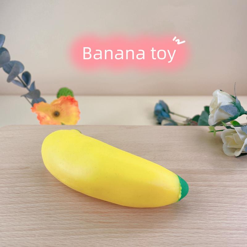 2025 Stress Relief  Stretchy Bananas Venting Squeeze  PU Balls  Tiny Party Supplies