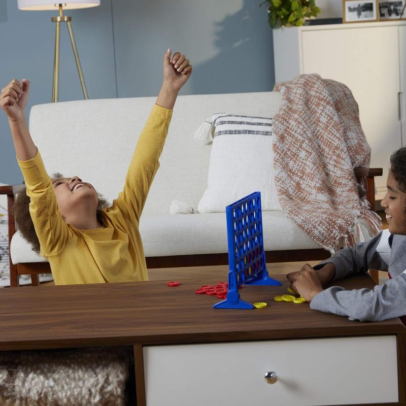 Hasbro Gaming Connect 4 Classic Grid,4 in a Row Game,Strategy Board Games for Kids,2 Player for Family and Kids, Ages 6 and Up