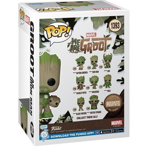 FUNKO POP! Marvel: We Are Groot - Iron Man  [Collectible Figurine Statue Bust] Vinyl figurine statue