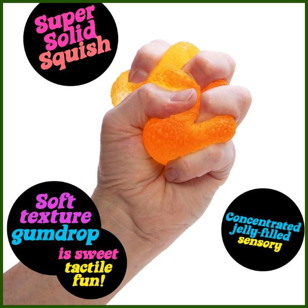 Schylling NeeDoh Gumdrop - Textured Sensory Toy with Super Solid Squish - 2.5