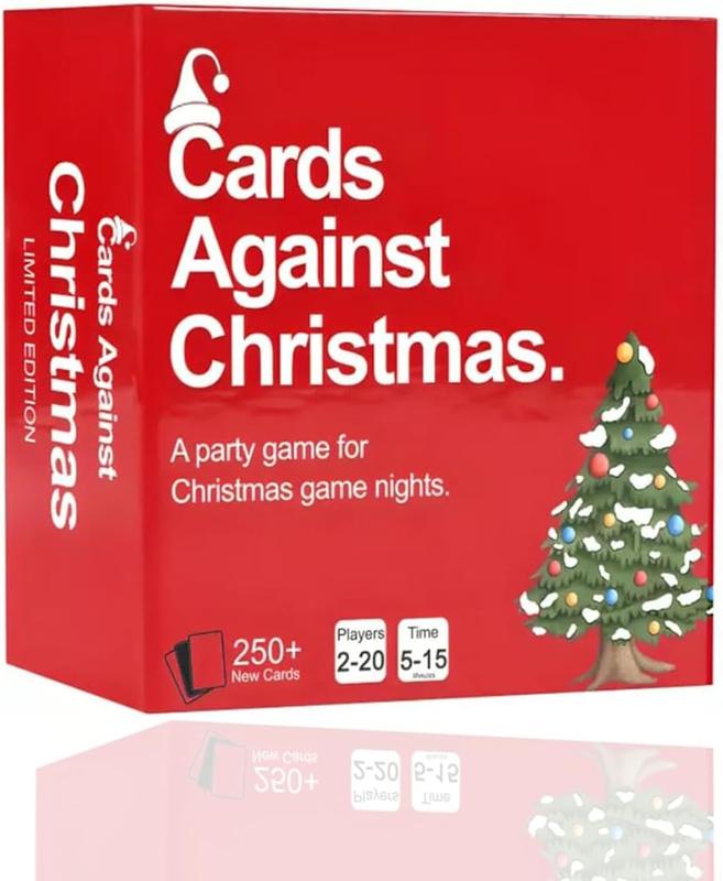 Cards Against Christmas - A Party Cards Game for Christmas Game Night, 2024 Christmas Friendly Feud Game - The Hilarious Party Game, Family Games,Party Cards Game