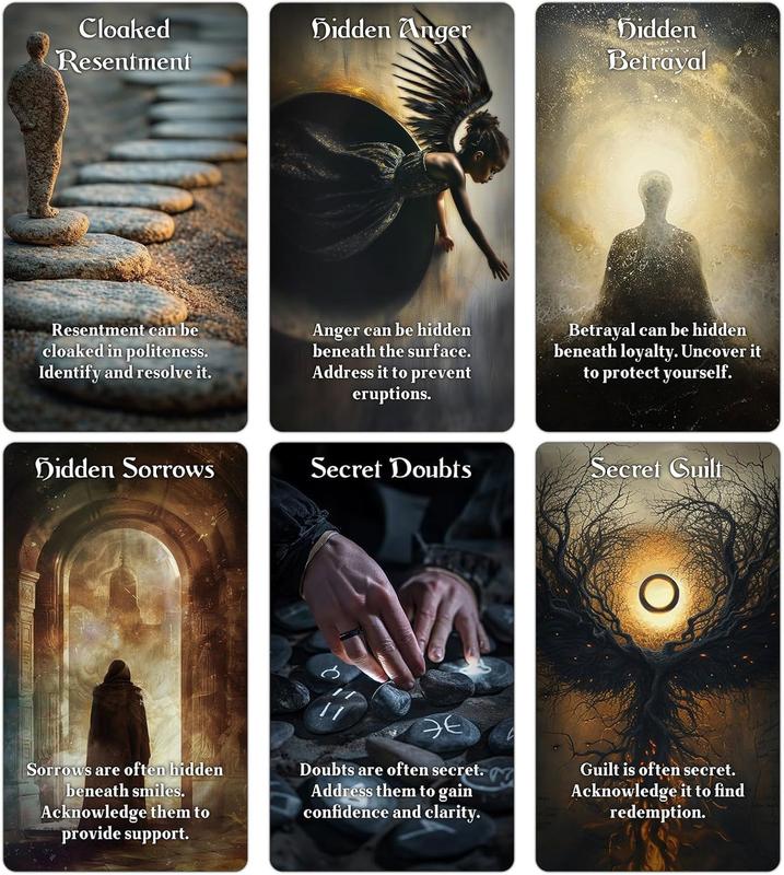 Spill The Beans Oracle Cards, Relationships Oracle Cards Deck with Meanings on Them, Oracle Tarot Cards for Beginner, Revealing Secrets