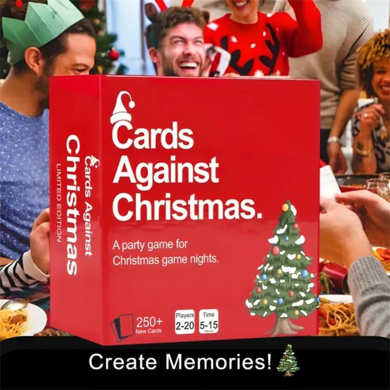 Cards Against Christmas - A Party Cards Game for Christmas Game Night, 2024 Christmas Friendly Feud Game - The Hilarious Party Game, Family Games,Party Cards Game