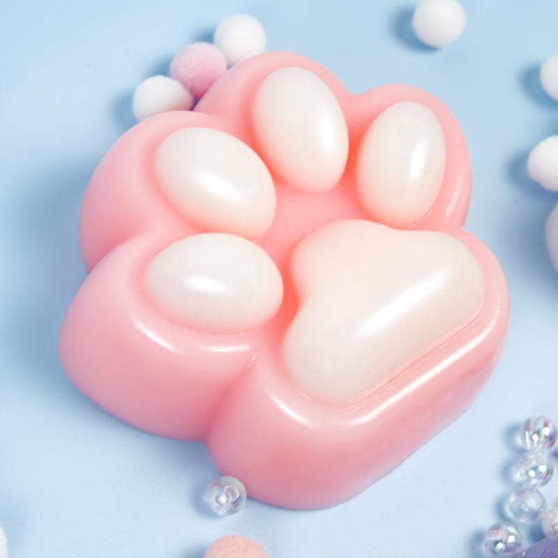 2025 Sticky Cat Paws Taba Squishy Stress Relief Toys Cute Unique Gift for Kids and Adults Taba Squishy Squeeze Toys Slow Rebound Toy, Hamster Cat Claw Pinch Toy