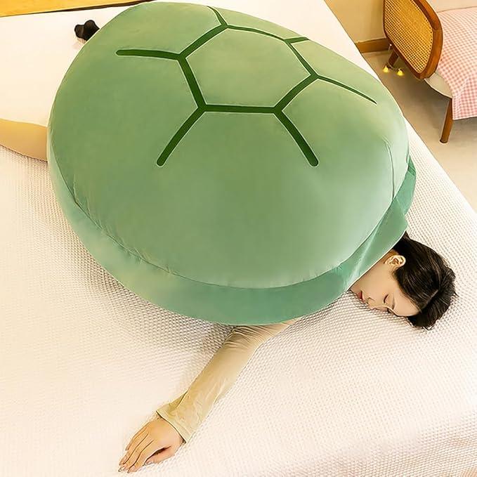 40 in Giant Wearable Turtle Shell Pillow-Funny Big Wearable Turtle Plush-Creative Halloween Dress Up,Cuddly Christmas Turtle Gifts for Girls Boys