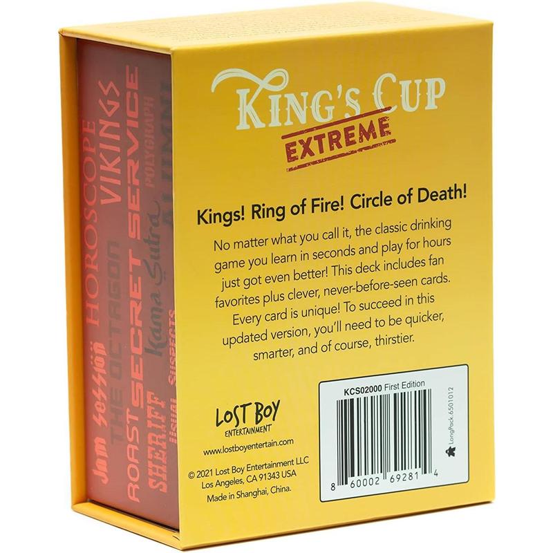 King’s Cup Extreme - Party Games - Card Games for  - Drinking Games - Game Night - Date Night - Couples Games - Travel Games - Laugh and Drink - Get Buzzed