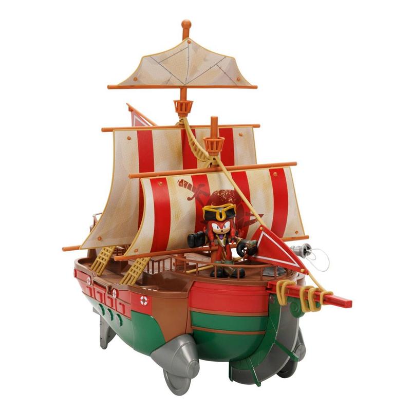 Sonic Prime Angel's Voyage Ship Playset 23 Pieces Pirate Ship Knuckles Cannons