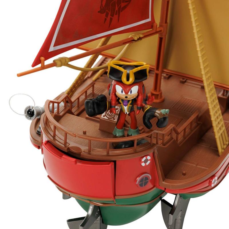 Sonic Prime Angel's Voyage Ship Playset 23 Pieces Pirate Ship Knuckles Cannons