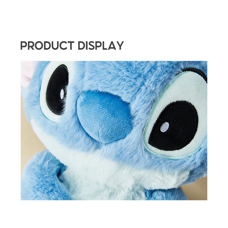 Disney Series Stitch Doll Basic Type 100% Authentic Medium Sitting Figure Stitch Pooh Plush Doll Ornament Cute Gifts