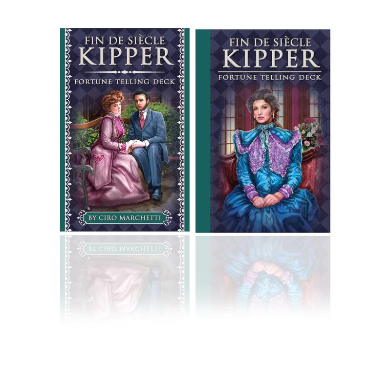 Fin de Siècle Kipper Deck: 39 traditional German fortune telling cards and guidebook, divination tool for spiritual work and oracle readings, tarot card deck, oracle card deck